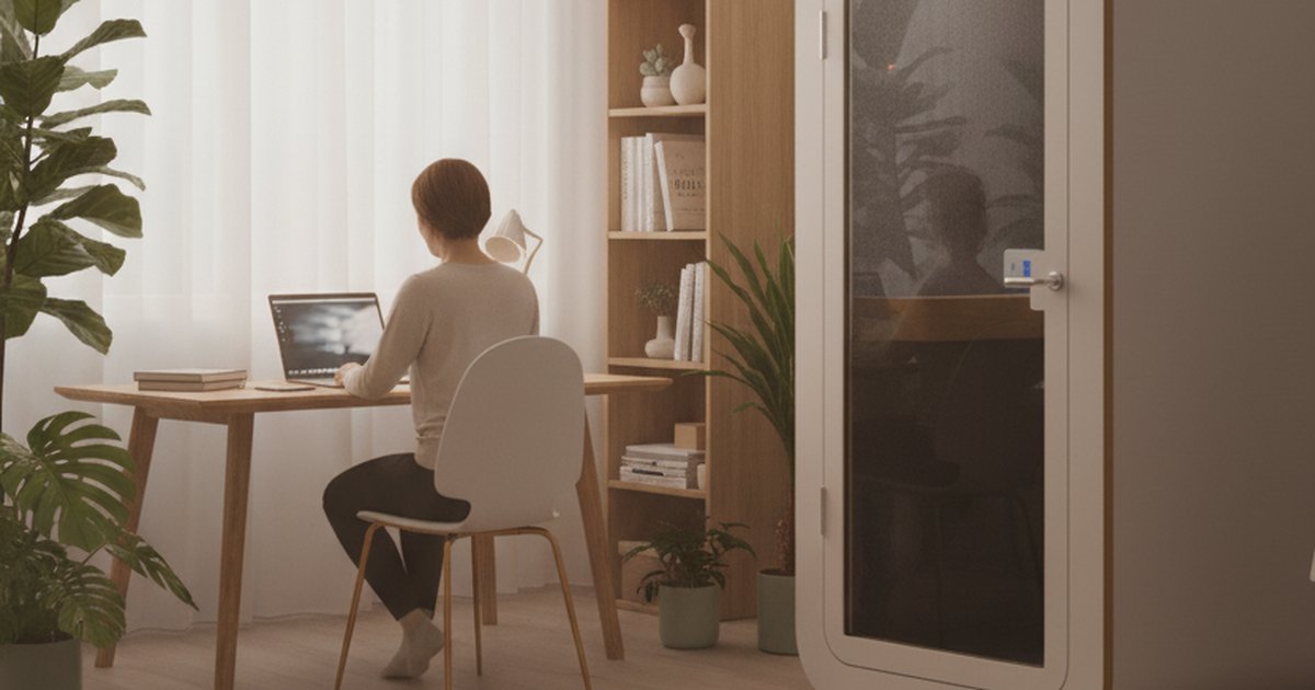 Cabina acústica compacta en domicilio del teletrabajador como medida de evaluación de riesgos bajo la Ley 10/2021