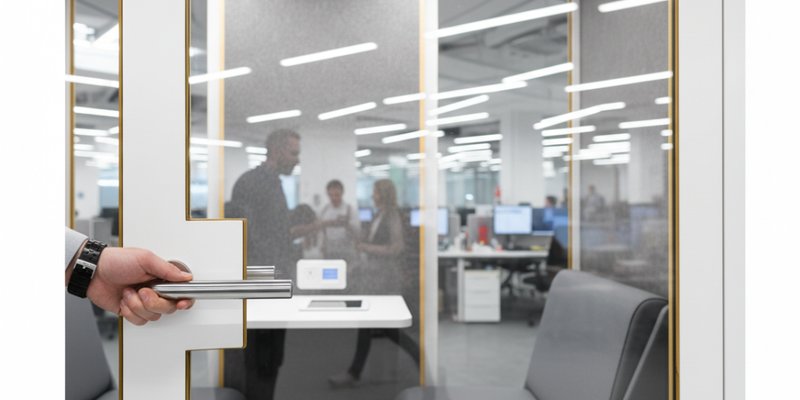 Cabina privada para conversaciones confidenciales y RGPD